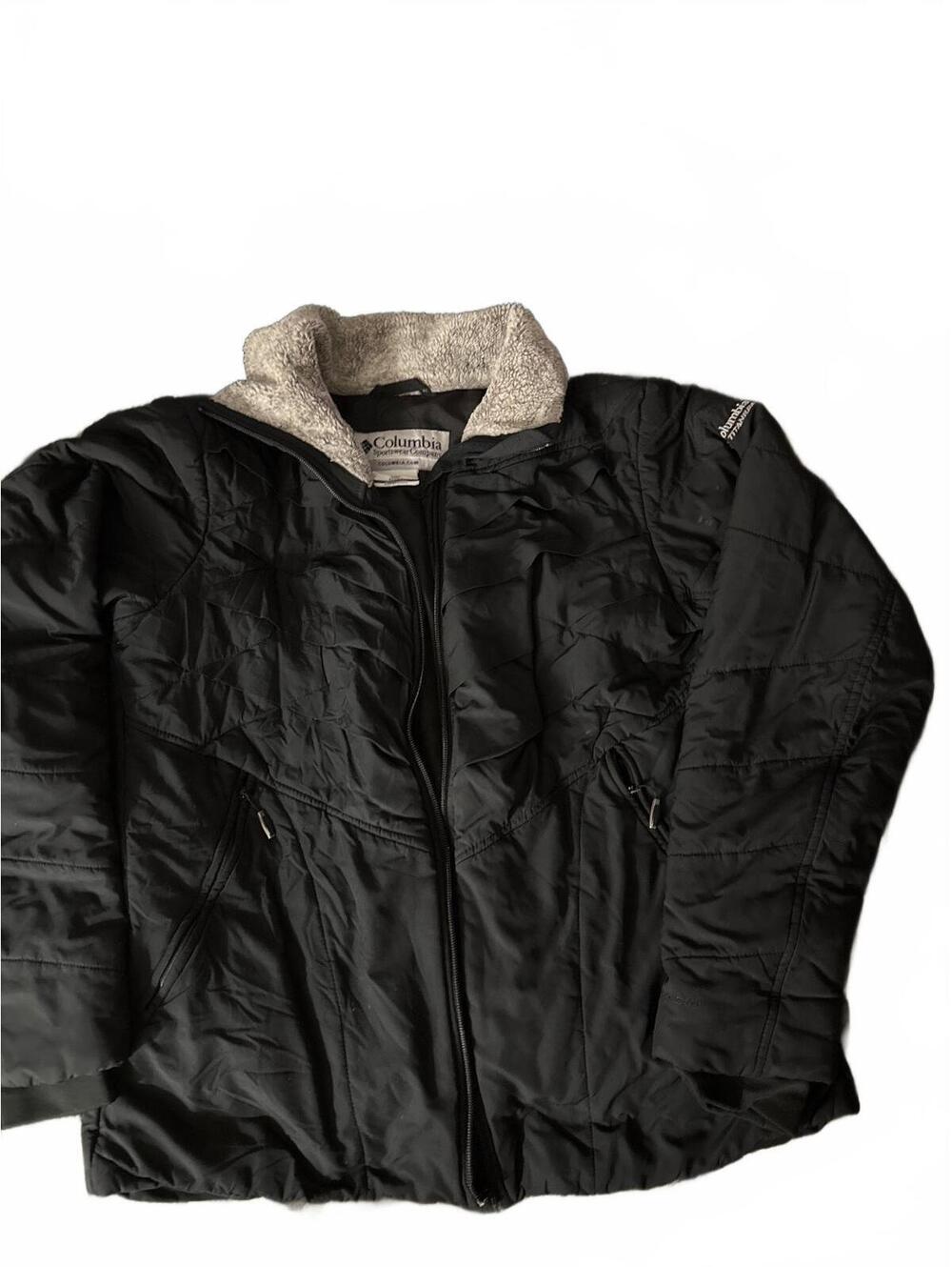 Columbia Women's Black Interchange Jacket with Fleece Lining Size L